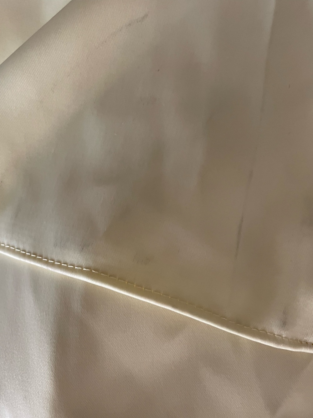 Studio LEXI Audrey High Neck Scarf Georgette Gown Dress Butter Cream US 4 Hemmed - Picture 9 of 11